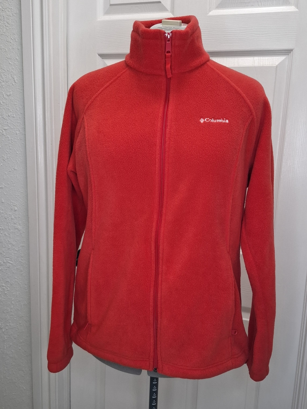 Columbia Women's Red Full-Zip Fleece Jacket